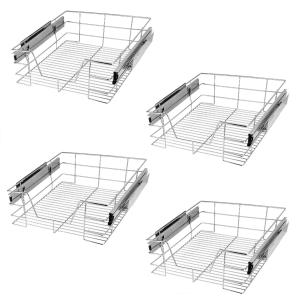 Set 4 x Cassetto per mobili telescopico 50cm