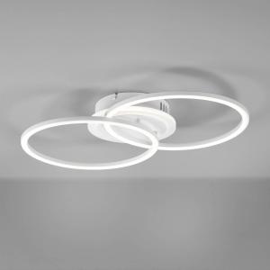 Reality Leuchten Plafoniera LED Venida ad anello, bianco
