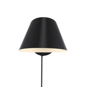 DFTP by Nordlux Applique Stay Short con spina, nero