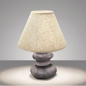 FH Lighting Lampada da tavolo Bella, 33,5cm, marrone/beige