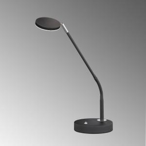 FH Lighting Lampada LED da tavolo Lunia, dimming, nero sabb…