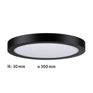 Paulmann Abia LED-Panel Ø 30cm 4.000K nero