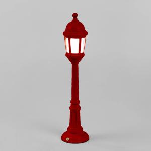 SELETTI Lampada LED esterni Street Lamp con accu, rosso
