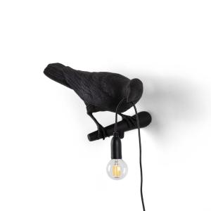 SELETTI Applique LED da esterni Bird Lamp destra nero