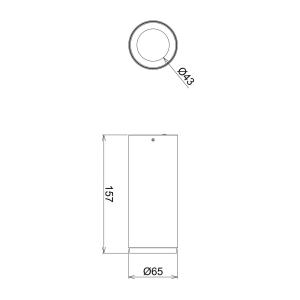Deko-Light Plafoniera LED Lucea 10 W bianco