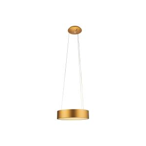 Aluminor Epsilon LED a sospensione, Ø 62 cm, oro