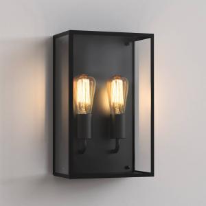 Astro Messina Twin applique esterni 2 x E27 nero