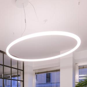Artemide Alphabet of light circular sospensione 90
