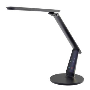 Aluminor Lampada LED da scrivania Zig con display nero