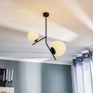 ALDEX Lampada a sospensione Lunio, 2 luci, nero