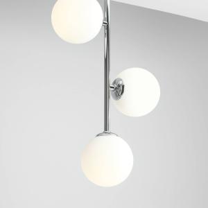 ALDEX Plafoniera 1094PL_E4, 3 luci, cromo