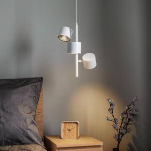 ALDEX Lampada a sospensione 1046E, 3 luci, bianco