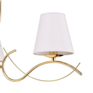 Alfa Lampadario Monza, 3 luci, oro