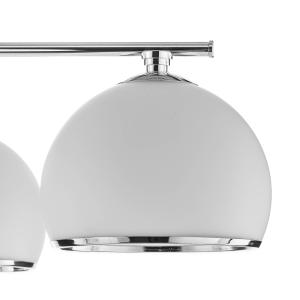 Argon Lampada a sospensione Mina, 5 luci, cromo satinato