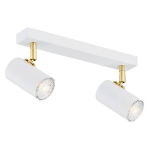 Argon Faretto a soffitto Lund in bianco, 2 luci