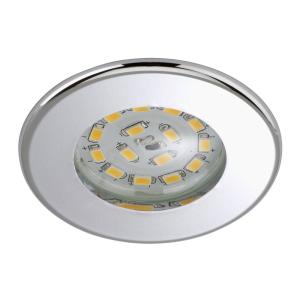 Briloner Efficiente downlight LED Nikas IP44 cromo