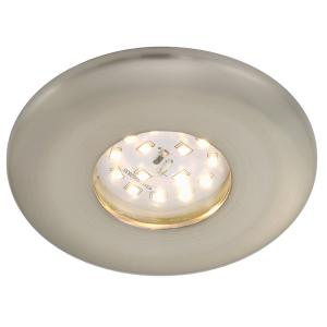 Briloner IP65 - faretto LED incasso Shower, nichel satinato