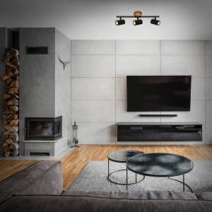 Briloner Wood & Style 2920 faretto da soffitto, 3 luci