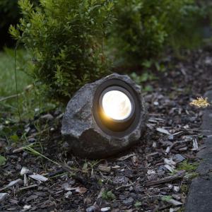 STAR TRADING Lampada LED solare Rocky, orientabile