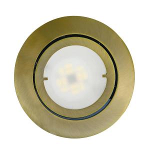 Busch Spot LED incasso Joanie, ottone anticato