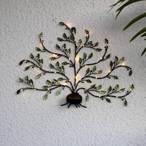 STAR TRADING Applique LED solare Tree of life