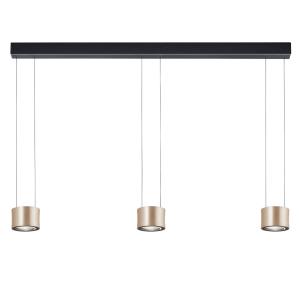 BANKAMP Impulse sospensione 3 luci oro rosé