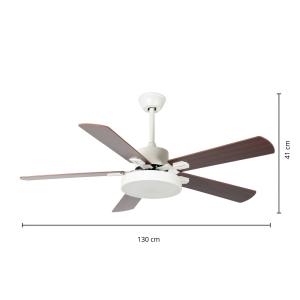 Starluna Rivando ventilatore LED, CCT, bianco