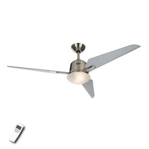 CasaFan Ventilatore a pale Eco Aviatos argento 132 cm
