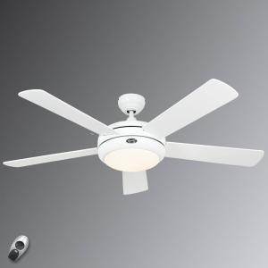 CasaFan Ventilatore da soffitto illuminato Titanium bianco