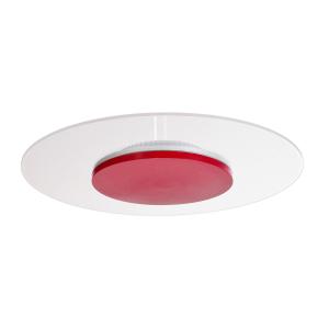 Deko-Light Plafoniera LED Zaniah, luce a 360°, 24W, rosso