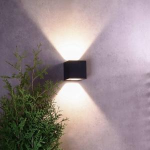 Deko-Light Applique LED esterni Jabbah, grigio scuro, up/do…