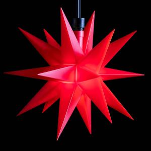 STERNTALER Catena LED a stelline esterni 3 luci rosso
