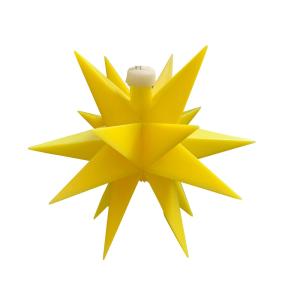 STERNTALER Stella LED per interni 18 punte, Ø 12 cm giallo