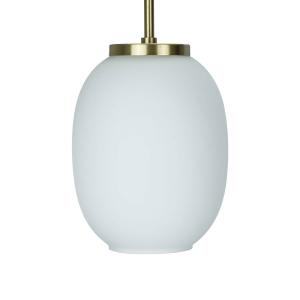 Dyberg Larsen DL39 sosp Ø14,5cm bianco opal/ottone
