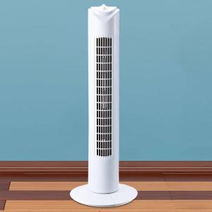 EGG Ventilatore da terra Tower, bianco, 3 velocità