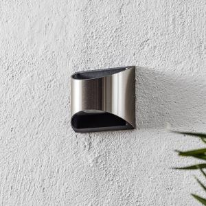 Eco-Light Applique LED da esterni Dodd, semitonda, inox