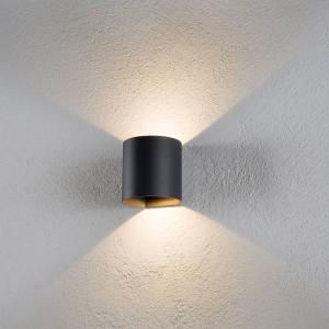 Eco-Light Applique LED da esterni Dodd, tonda, antracite