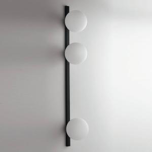 Eco-Light Applique Enoire in nero e bianco, 3 luci