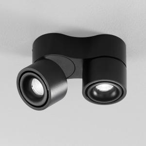 Egger Licht Egger Clippo S Duo spot LED soffitto, nero, 3.0…