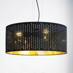 EGLO Lampada sospensione Varillas nero/oro, 53 cm