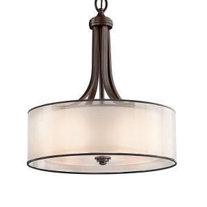 KICHLER Lampada a sospensione Lacey con doppio paralume