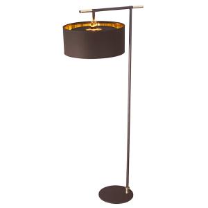 Elstead Lampada da terra Balance marrone/ottone