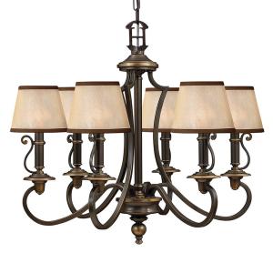 HINKLEY Lampadario 6 luci Plymouth