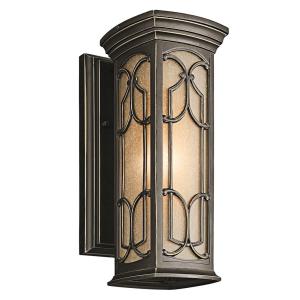 KICHLER Applique da esterni di colore bronzo Franceasi