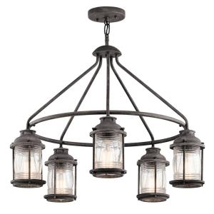 KICHLER Lampada a sospensione Ashland Bay, zinco anticato