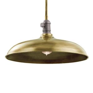 KICHLER Lampada a sospensione Cobson Ø 40,7 cm ottone