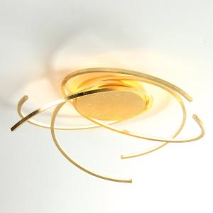 Escale Plafoniera LED Space 55 cm, oro in foglia