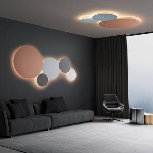 Escale Blade applique LED argento satinato Ø 79 cm