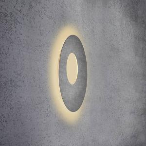 Escale Blade Open applique LED, cemento, Ø 59 cm