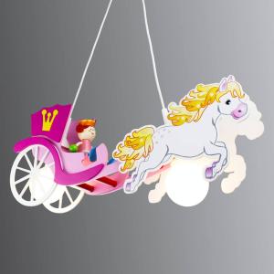 Elobra Lampada Principessa con cavallo e carrozza